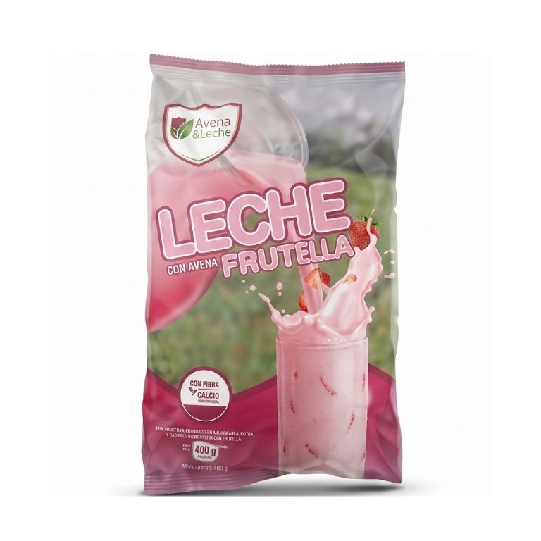 Leche en Polvo sabor a Fresa (1 kg) MACROFOOD