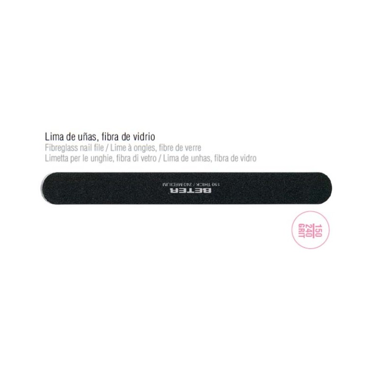 Lima de Uñas Fibra de Vidrio 150/240 Grit BBC