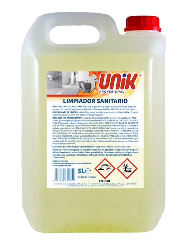 Limpiador sanitario  5 L Unik