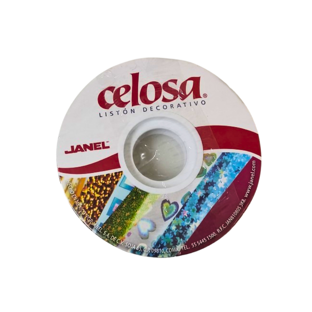 Listón decorativo blanco - 50 m - Celosa Janel