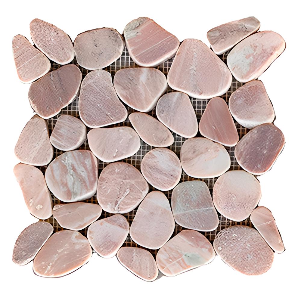 Losas - Mosaico Fantasy Brown 27 x 27 cm – piedra natural Zeric (10 U)
