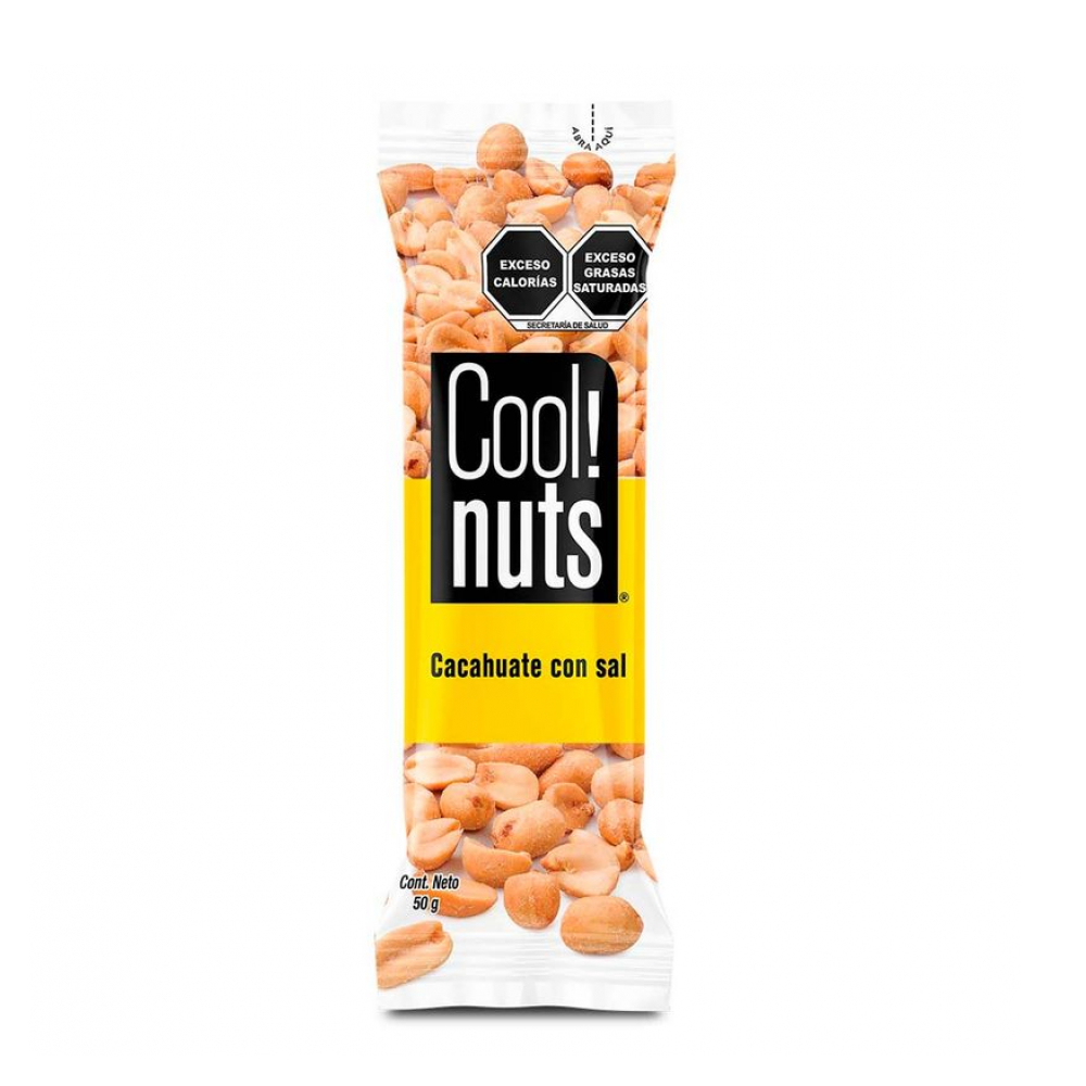 Maní con sal Cool!nuts (50 g / 1.76 oz)