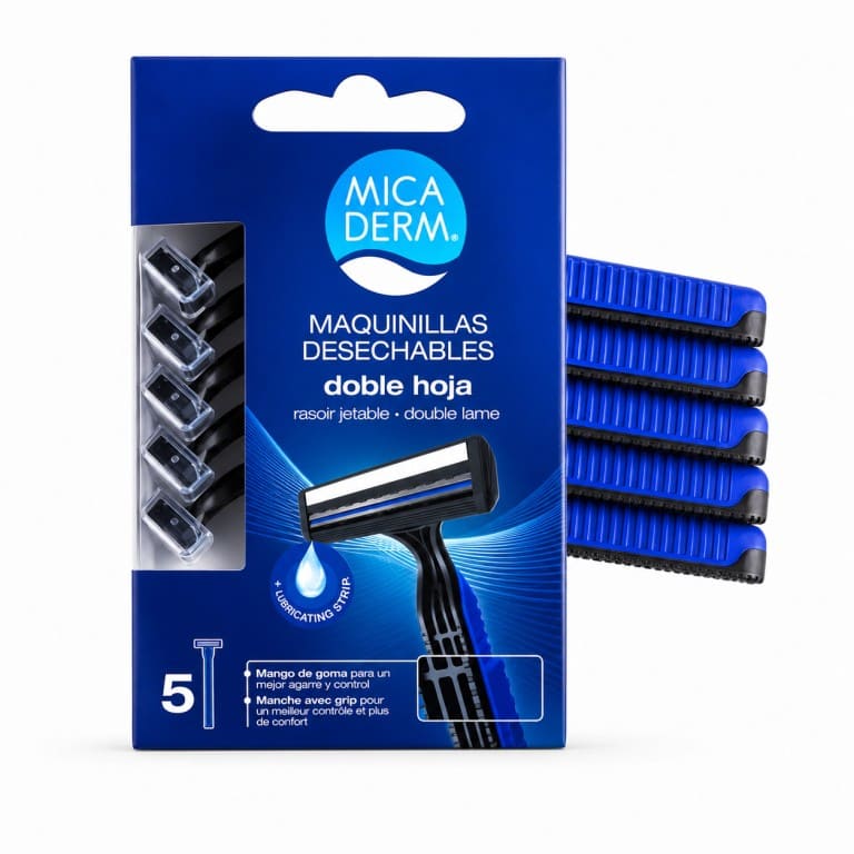 Maquinilla de Afeitar Fija 2 Hojas (5u) MICADERM