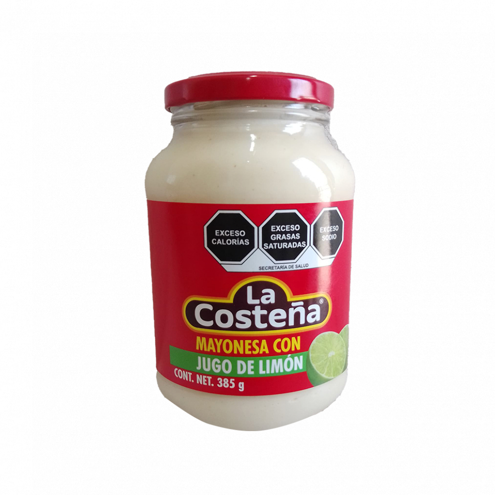 Mayonesa con jugo de limón La Costeña (385 g / 13.58 oz)