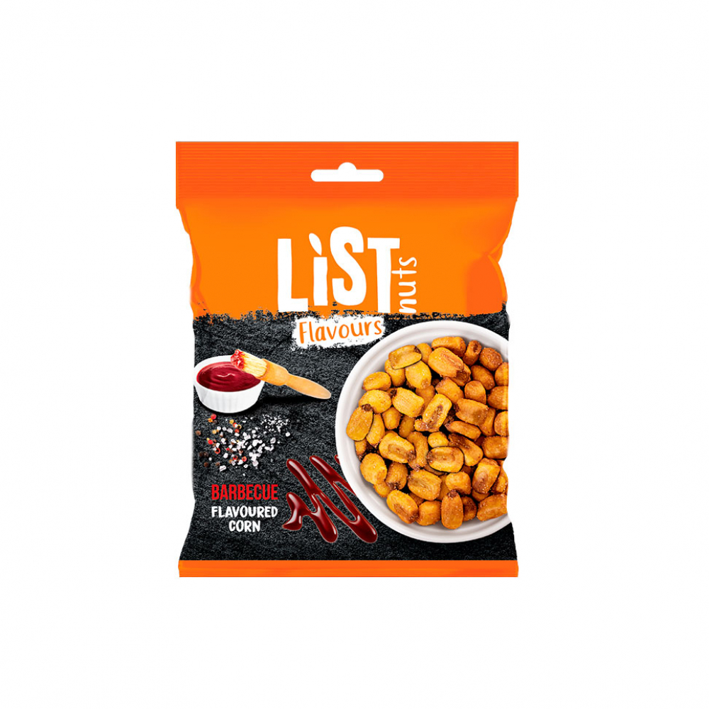 Maíz con sabor a barbacoa List Nuts (75 g / 2.65 oz)