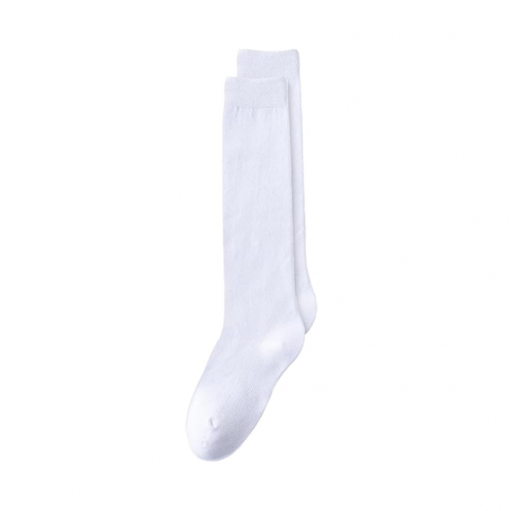 Medias blancas largas (talla 9-11)