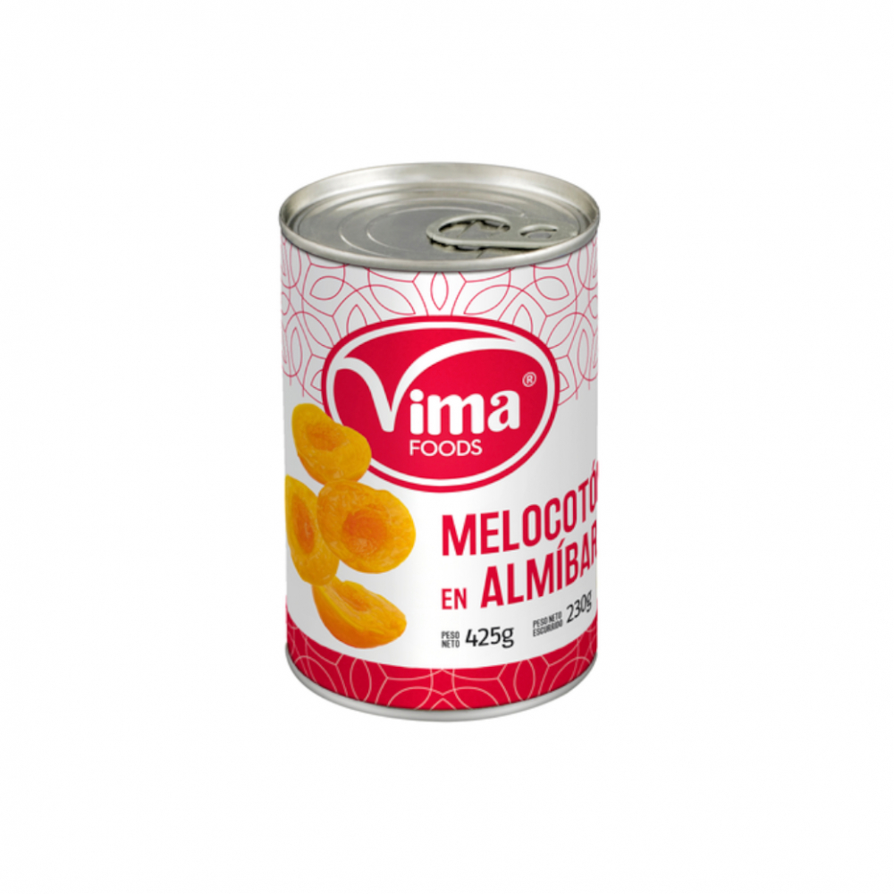 Melocotón en almíbar Vima Foods (425 g / 15 oz)