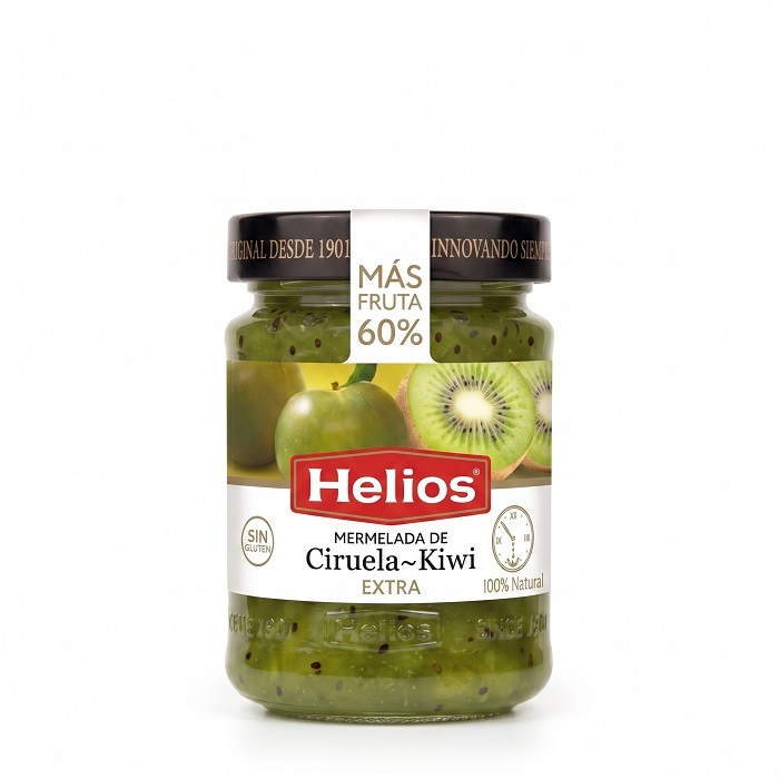 Mermelada Extra de Ciruela y Kiwi (340 gr) HELIOS