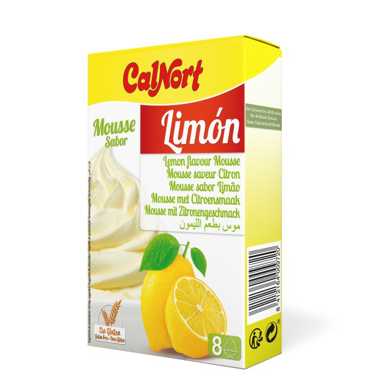 Mousse Sabor Limón (2x65g) CALNORT