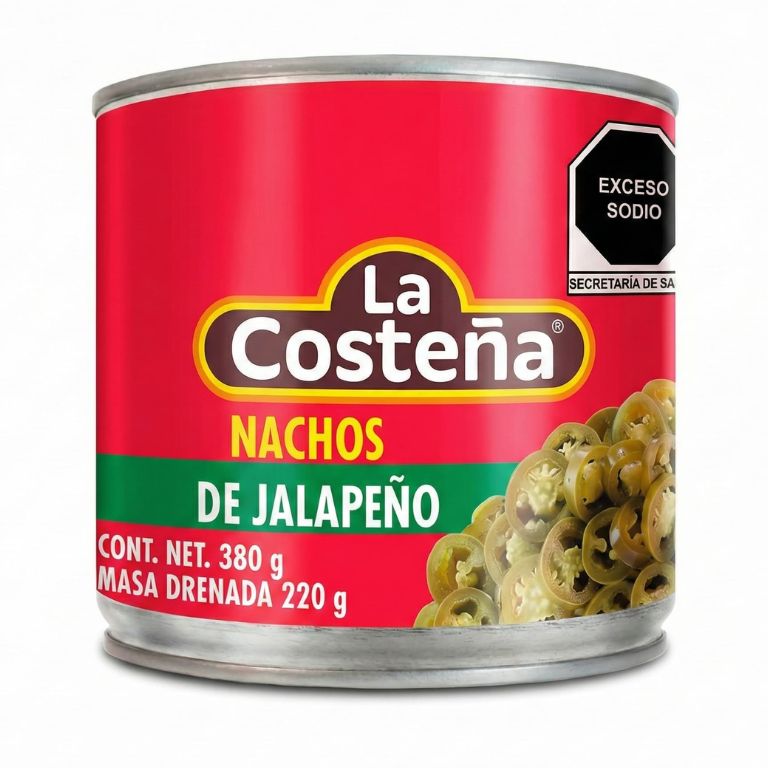 NACHOS DE JALAPEÑOS 24 / 380 G   LA COSTEÑA