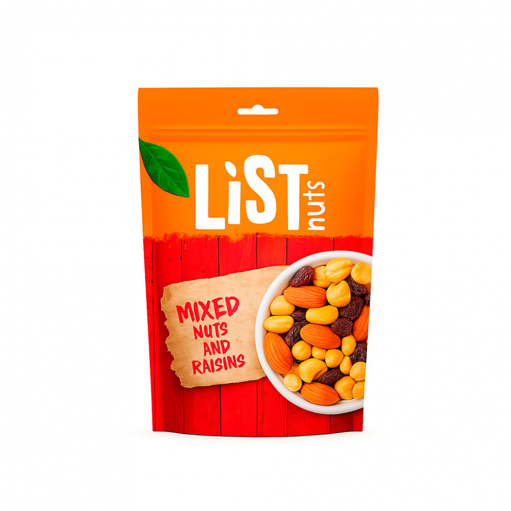 Nueces mixtas con pasas List Nuts (150 g / 5.29 oz)