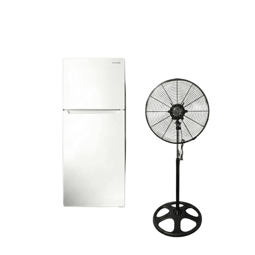 OFERTA ESPECIAL! Refrigerador + Ventilador de Pedestal
