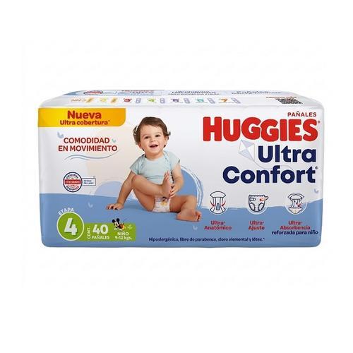 Pañal Desechable  Etapa 4 para Niño (40 u) HUGGIES