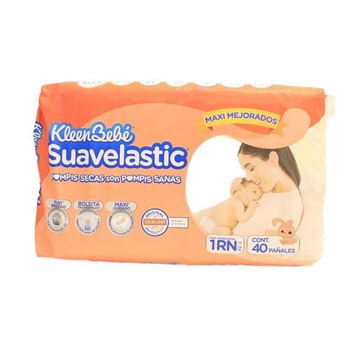 Pañal Desechable  Suavelastic Max Recién Nacido (40 u) KLEENBEBE