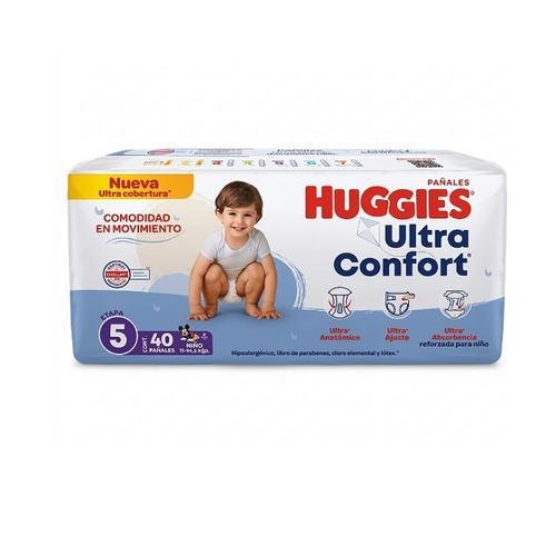 Pañales Desechables Etapa 5 Niño (40 piezas) HUGGIES