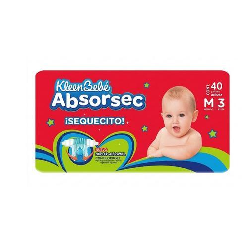 Pañales Desechables Mediano (40 piezas) KLEENBEBÉ