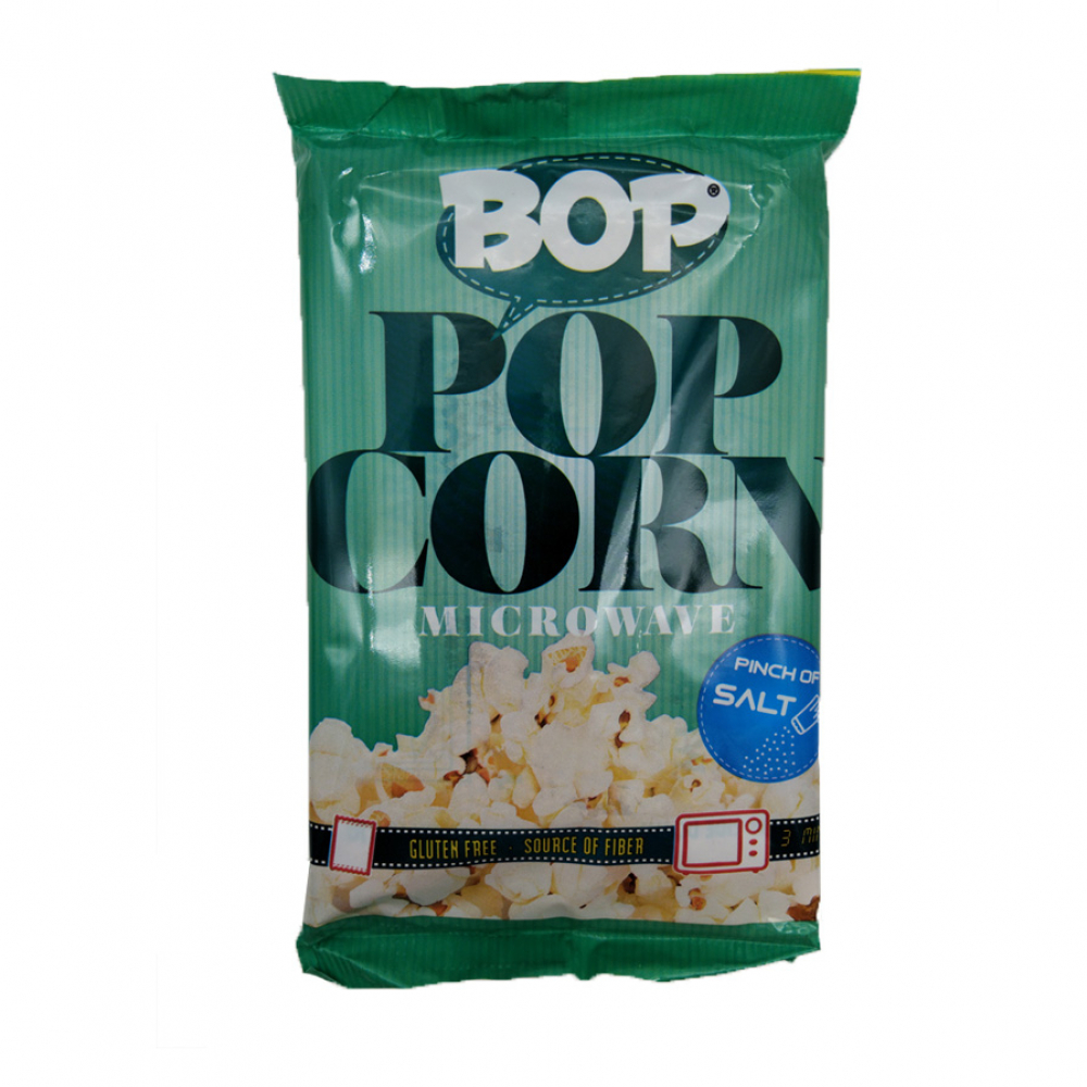 Palomitas de maíz con sal para microondas Bop (90 g /3.17 oz)