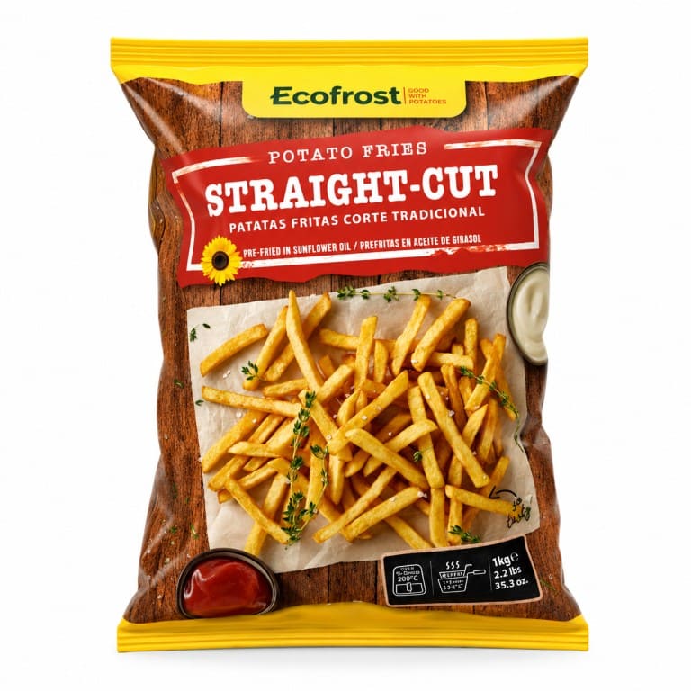 Papas Prefritas Calidad A (1kg) ECOFROST