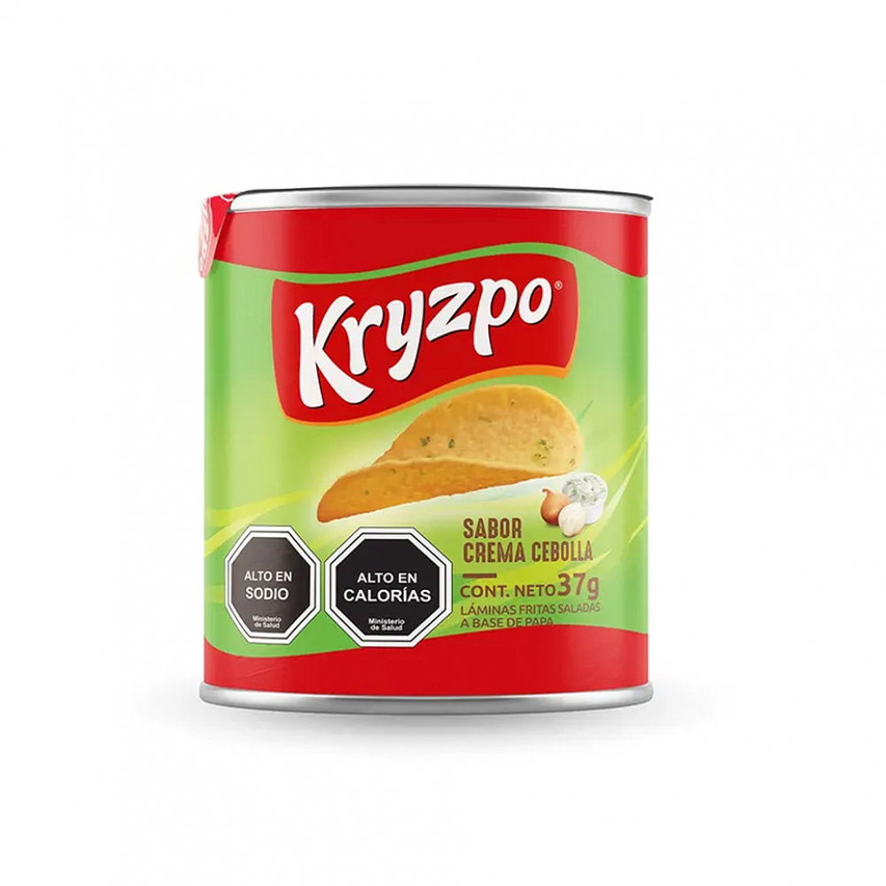 Papas fritas sabor crema de cebolla Kryzpo (37 g / 1.3 oz)