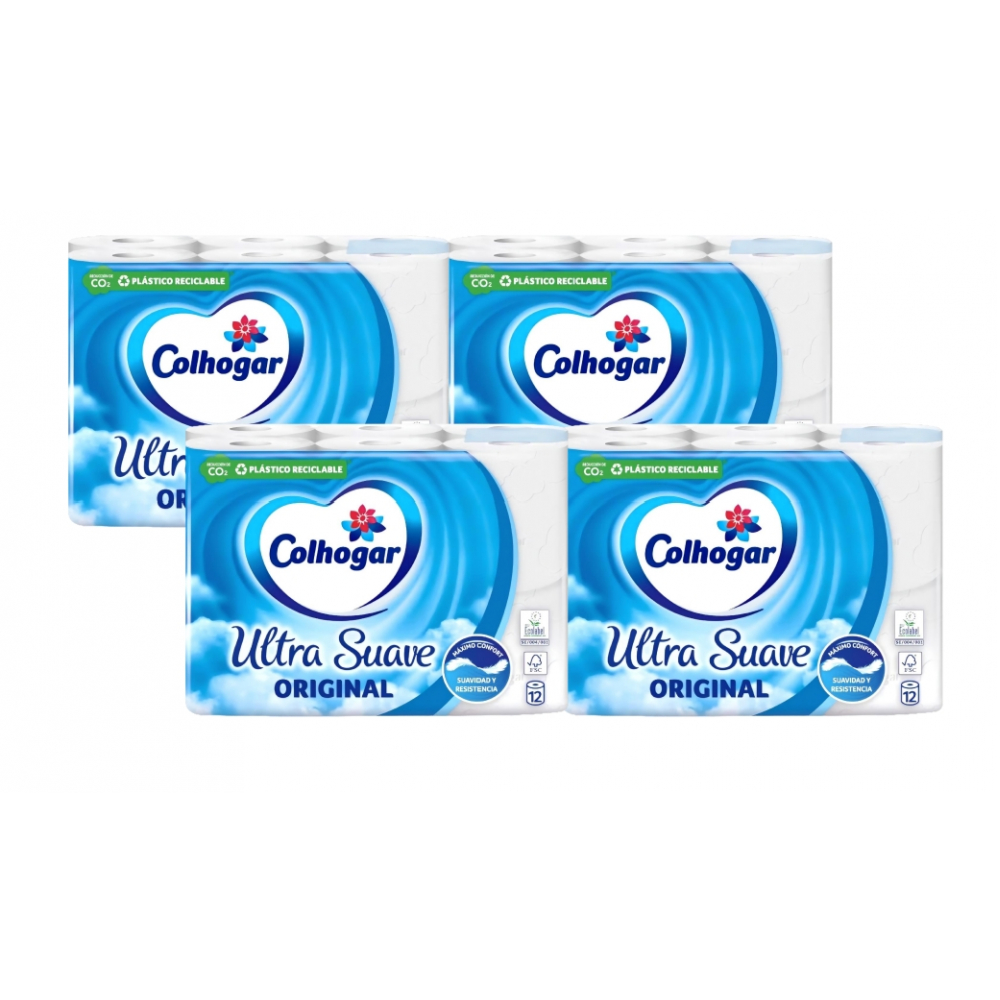 Papel sanitario Colhogar (2 x 12 U)