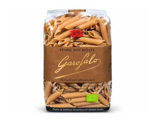 Pasta Penne Integral Ecológico  (500 gr) GAROFALO