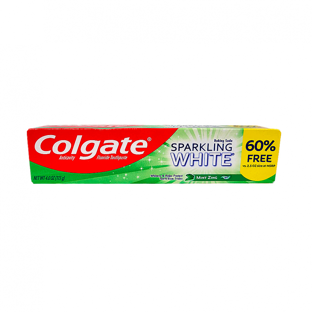 Pasta de dientes blanqueadora Sparkling White Colgate (113 g / 4 oz)