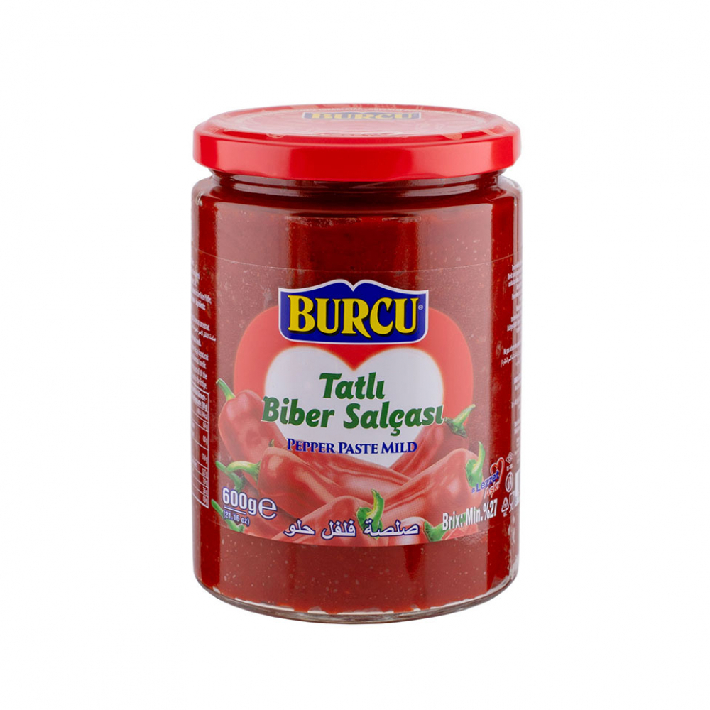 Pasta de pimiento suave Burcu (600 g / 1.32 lb)