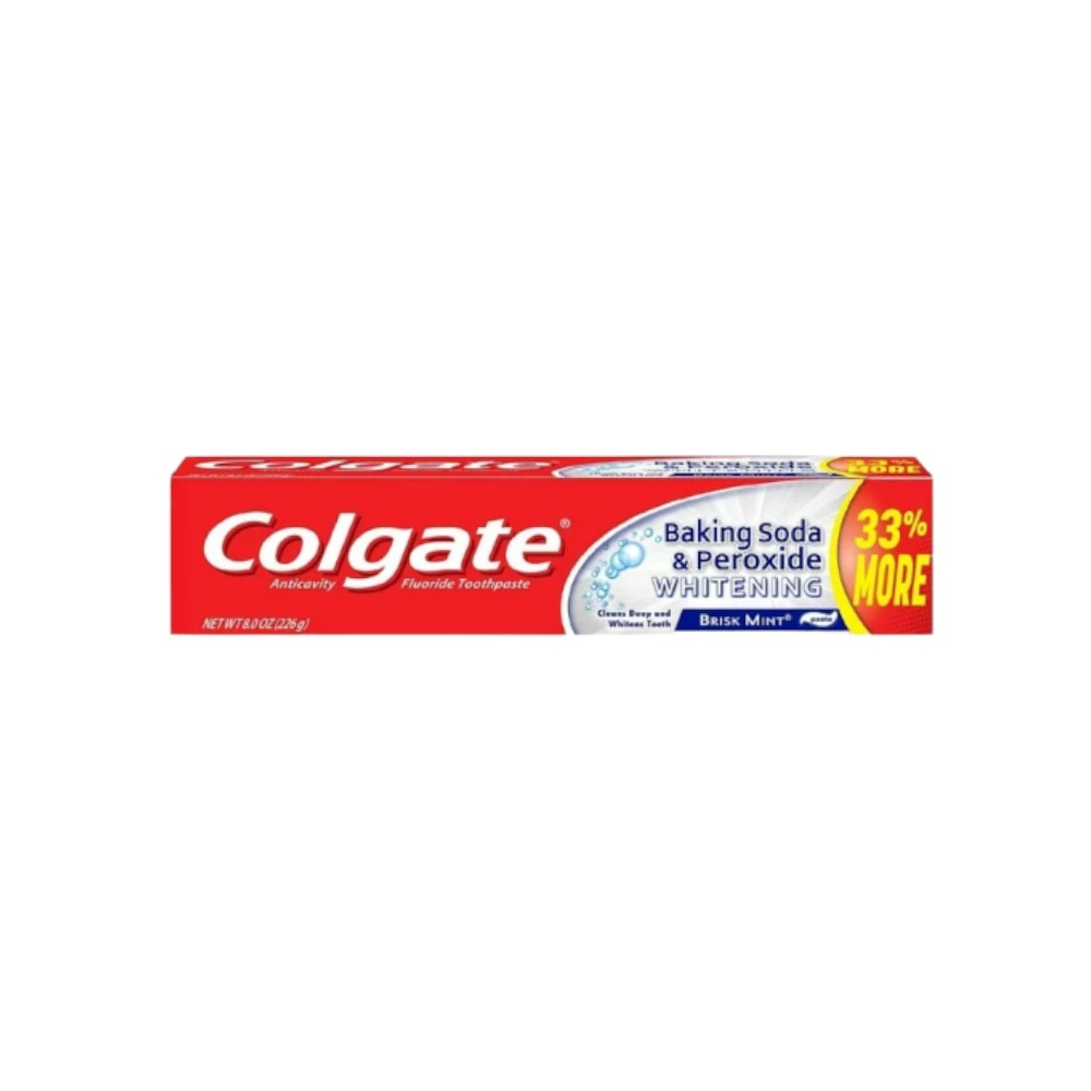 Pasta dental blanqueadora con peróxido Colgate (226 g / 8 oz)