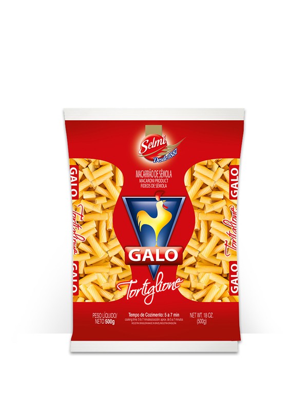 Pasta macarron tortiglione 500g Galo