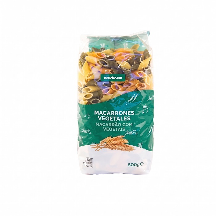 Pastas Macarrones Vegetales (500 gr) COVIRAN