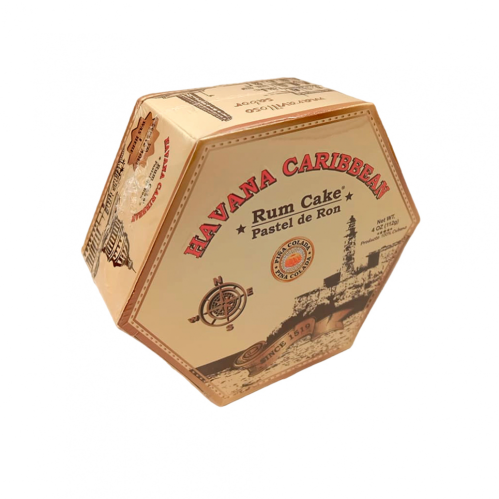 Pastel de ron sabor a piña colada Havana Caribbean (112 g / 4 oz)