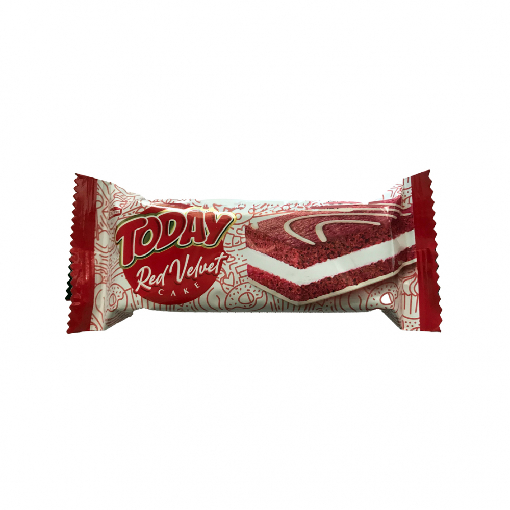 Pastel de terciopelo rojo Today (50 g / 1.76 oz)
