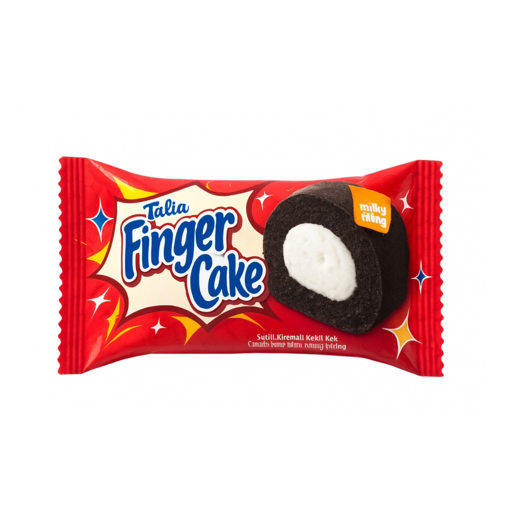 Pastelito sabor a chocolate Finger Cake (25 g)