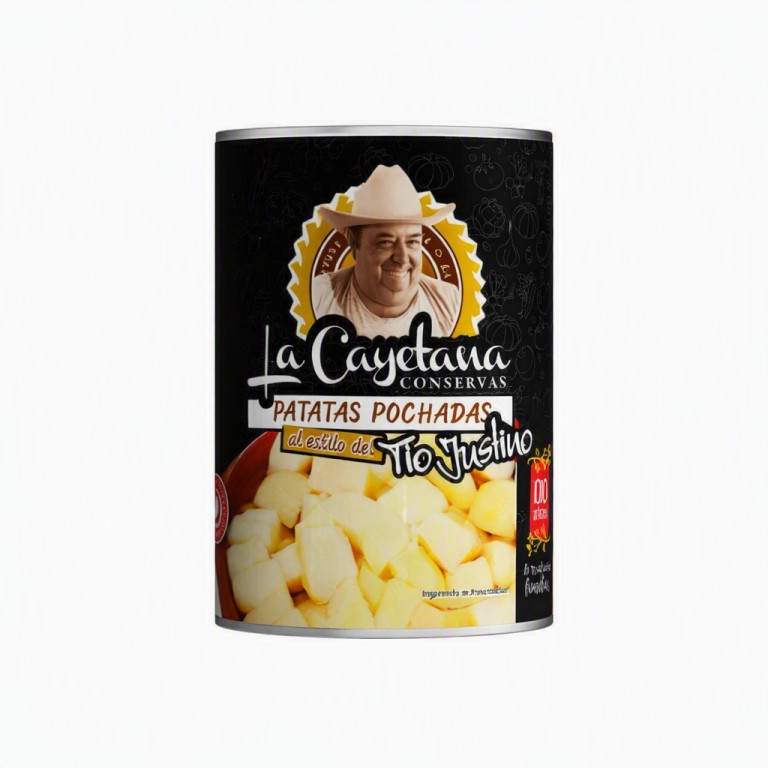 Patatas Pochadas en Aceite de Girasol (395 gr) LA CAYETANA
