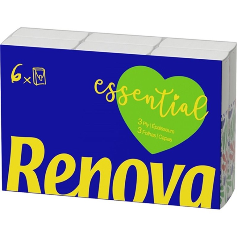 Pañuelos Essential de 3 Capas (9u) RENOVA