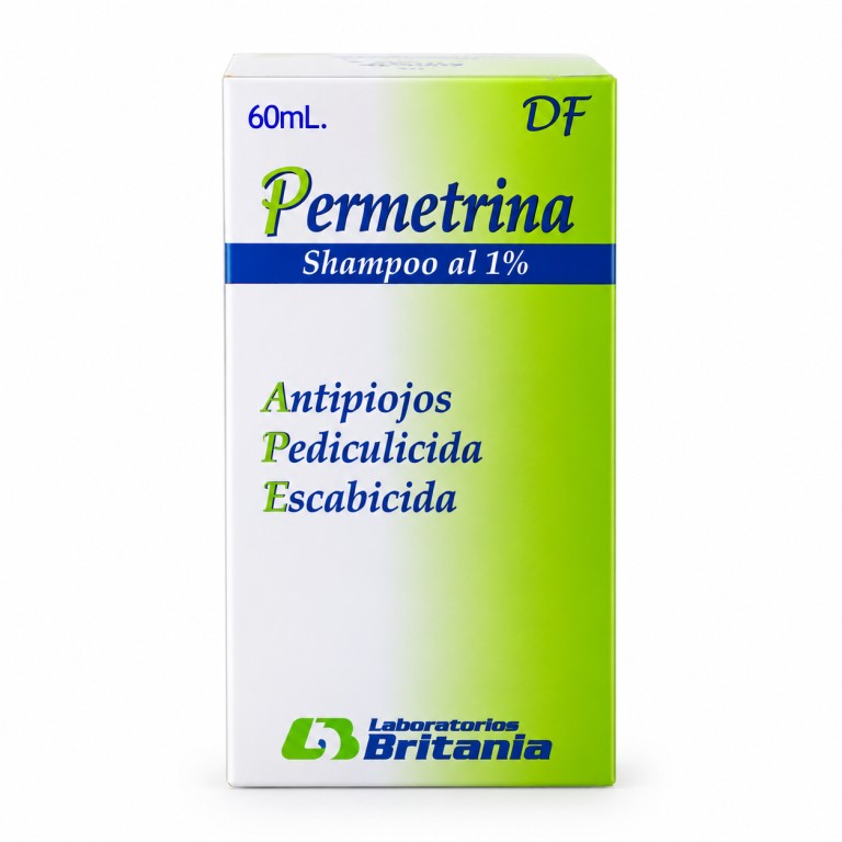 Permetrina Shampoo al 1% (Frasco x 60ml) DF