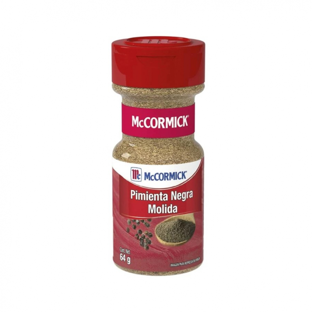 Pimienta negra molida McCormick (64 g / 2.26 oz)