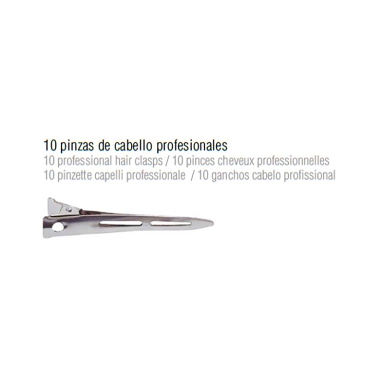 Pinzas de Cabello Profesional (10u x 5.5cm) BBC