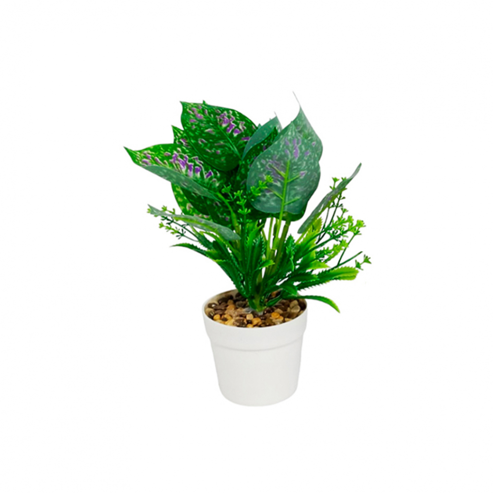 Planta decorativa artificial para adorno de mesa