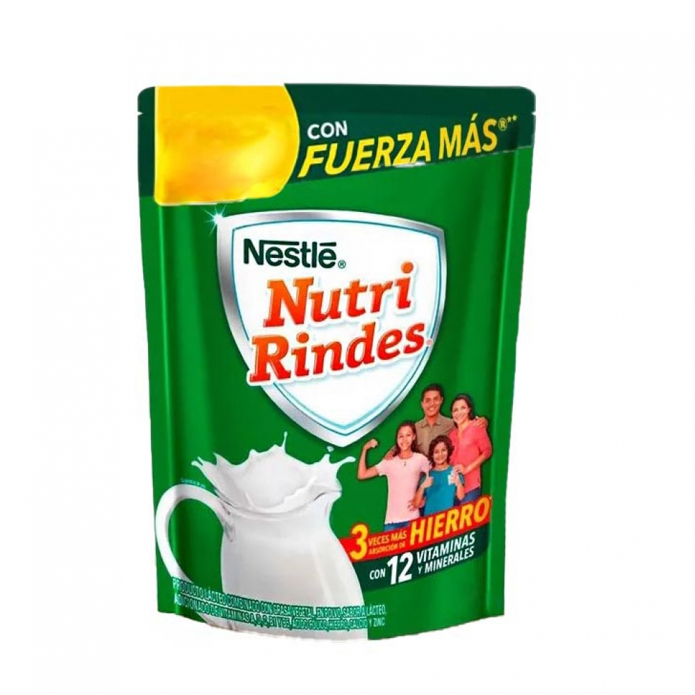 Producto lácteo combinado en polvo con grasa vegetal Nutri Rindes Nestlé (520 g / 1.14 lb)