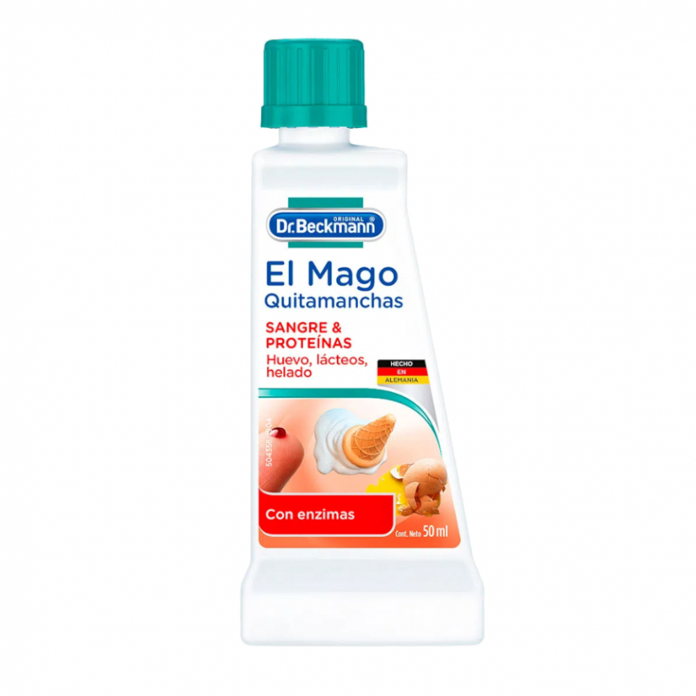 Quitamanchas de sangre y proteínas El Mago Dr. Beckmann (50 ml)