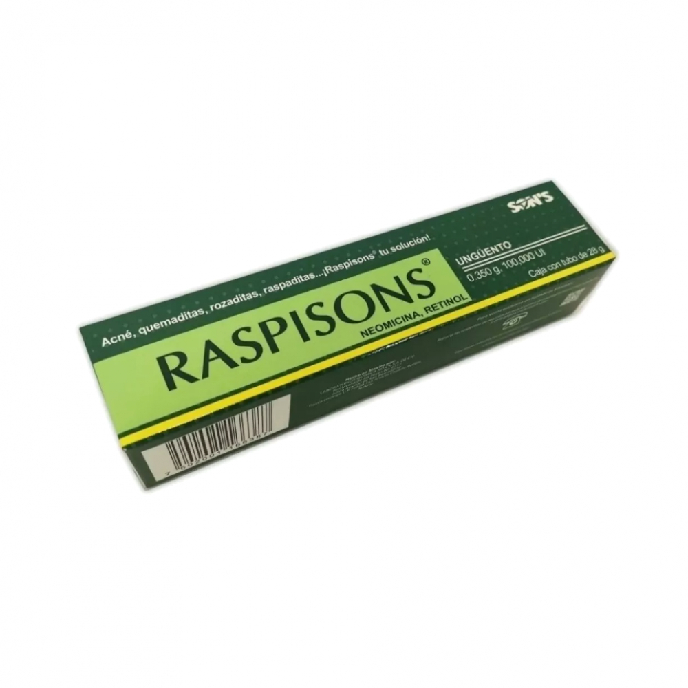 Raspisons. Neomicina 0.35 g + Retinol 100,000 UI (28 g)
