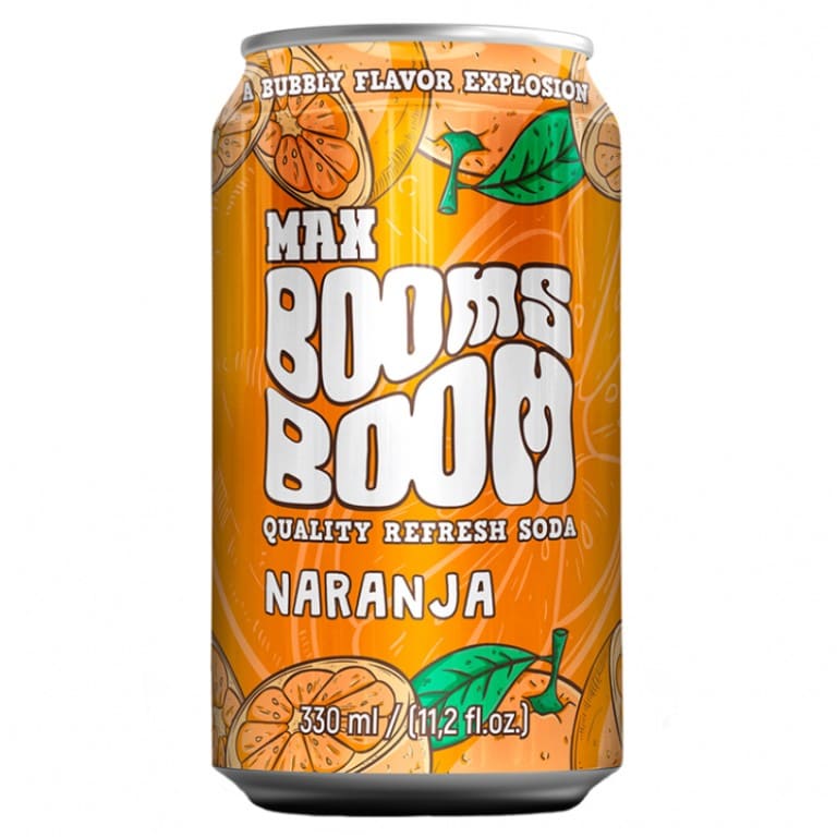 Refresco de Naranja en Lata (33cl) MAX BOOMS BOOM