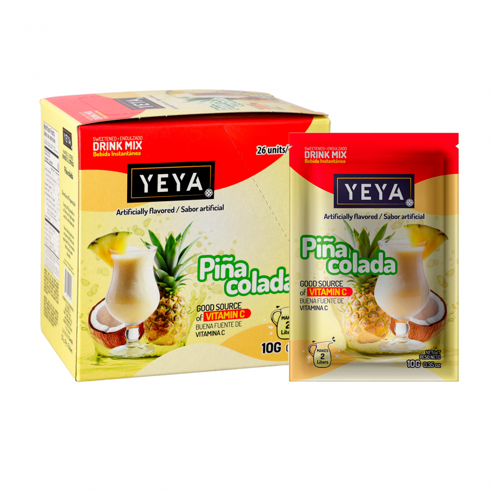 Refresco instantáneo sabor piña colada Yeya (26 x 10 g)