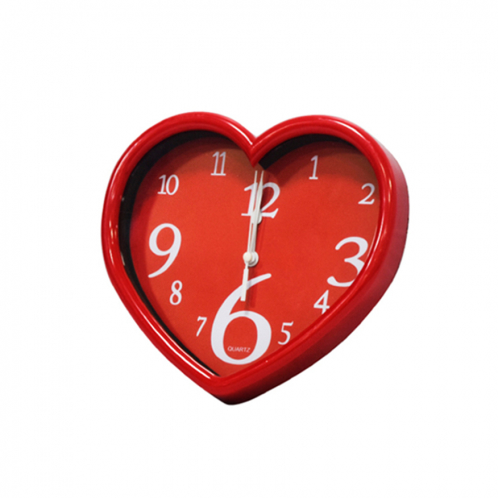 Reloj decorativo de pared en forma de corazón 21 cm Yanda