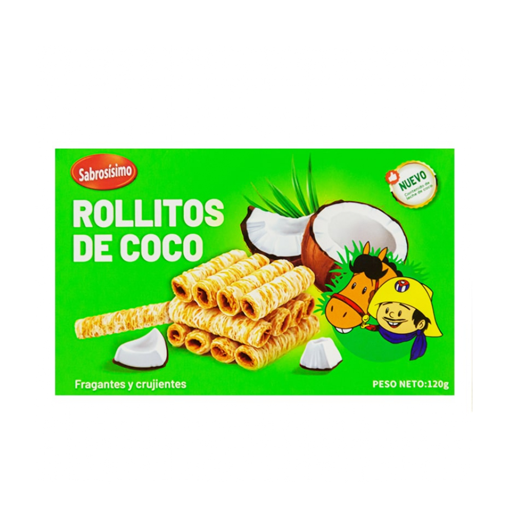 Rollitos de coco Sabrosísimo (120 g / 4.23 oz)