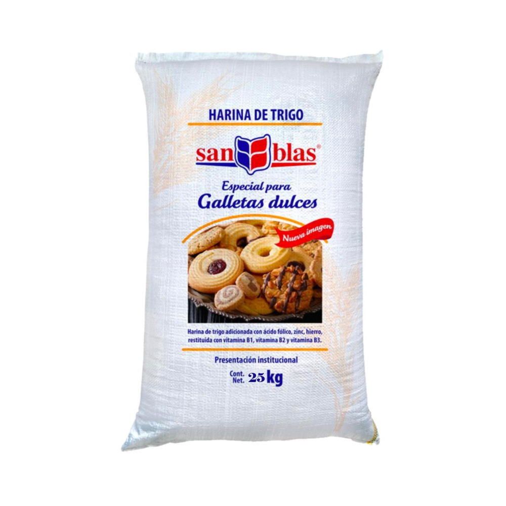 Saco de harina de trigo especial para galletas dulces (25 kg / 55.11 lb)