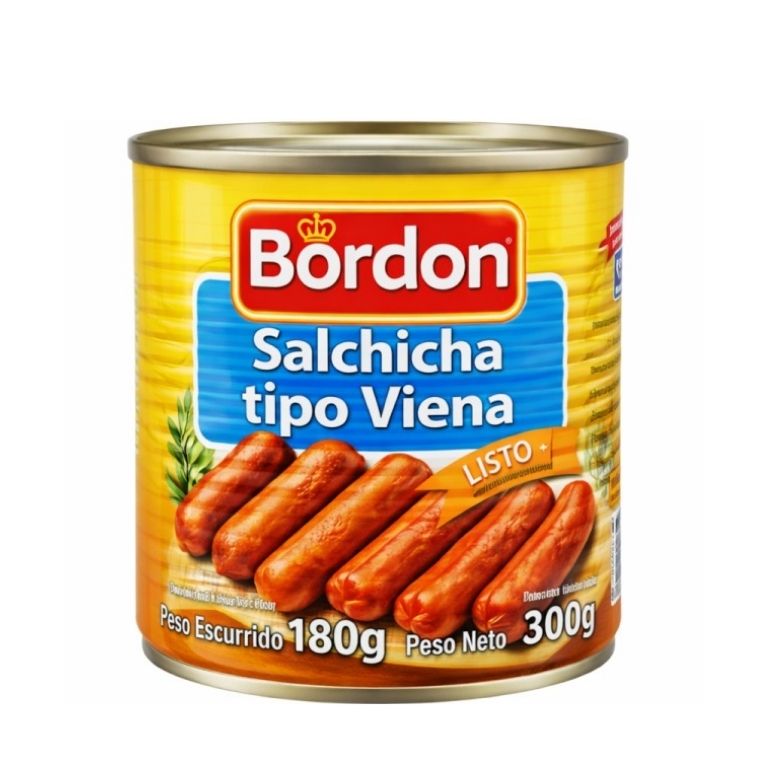 Salchicha Tipo Viena en Conserva (300g) BORDON