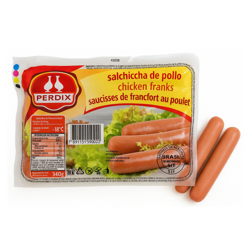 Salchichas de pollo Perdix (340 g / 12 oz)