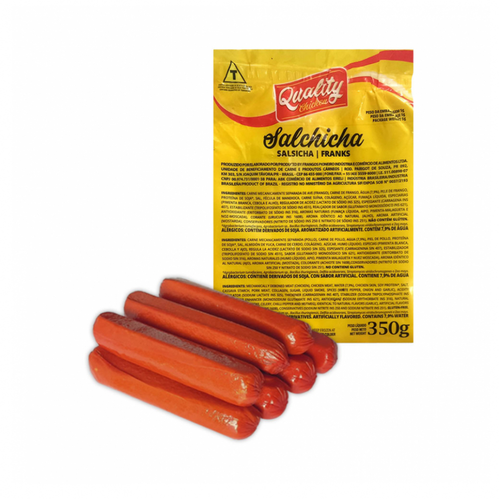 Salchichas de pollo (350 g / 12.35 oz)